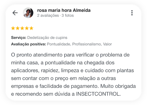 Avaliação InsectControl